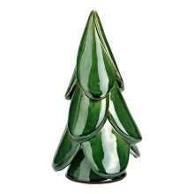 Декоративна фигура елха 13х25см Christmas Tree зелена